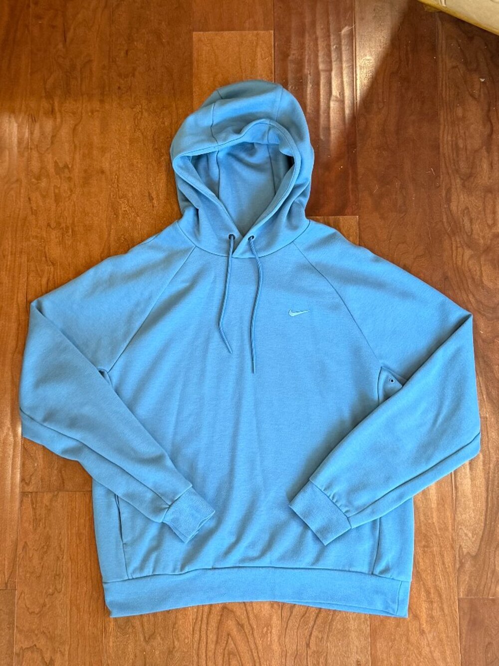 Nike Men's Blue Hoodie, Size M